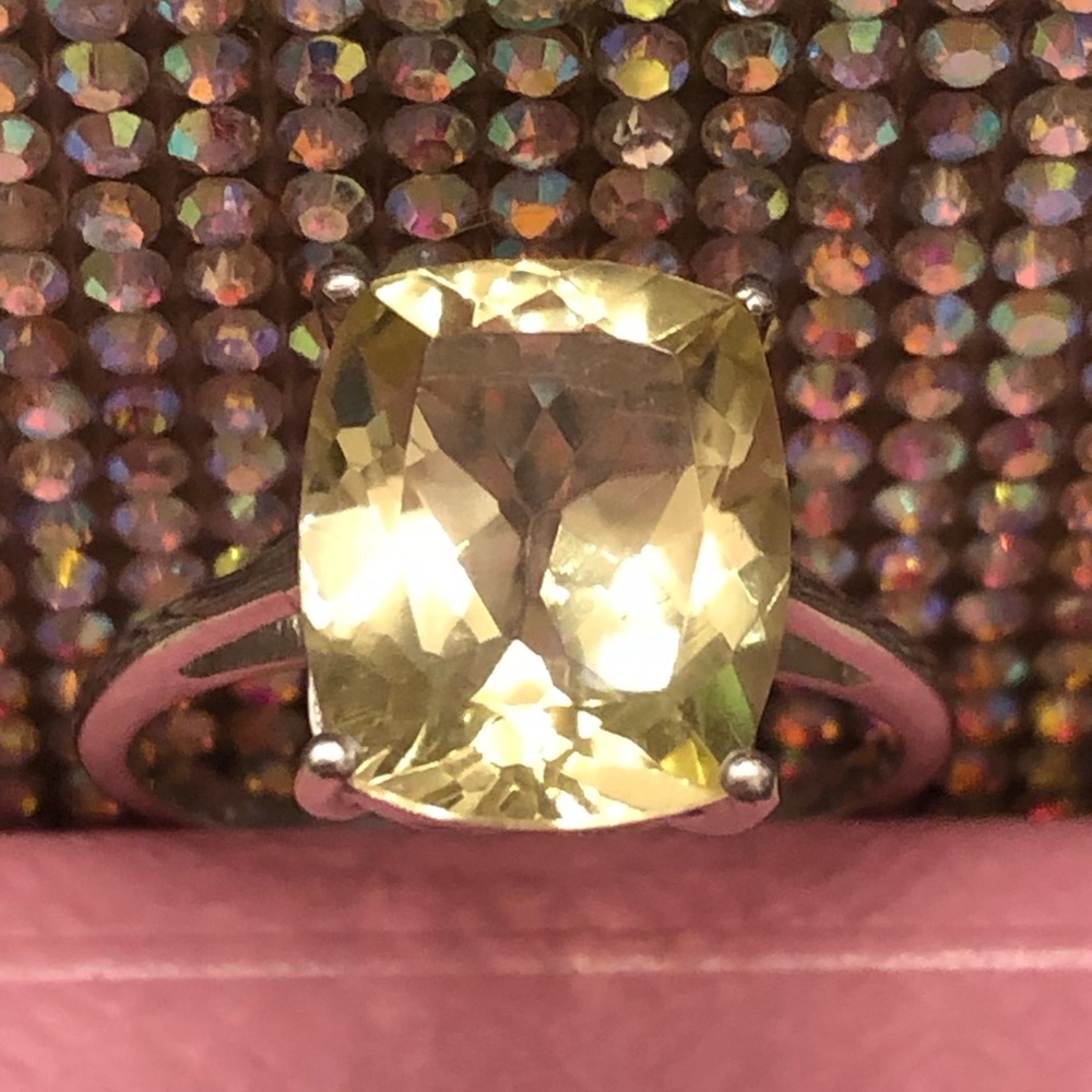 NWOT Sterling Silver Lemon Quartz Ring